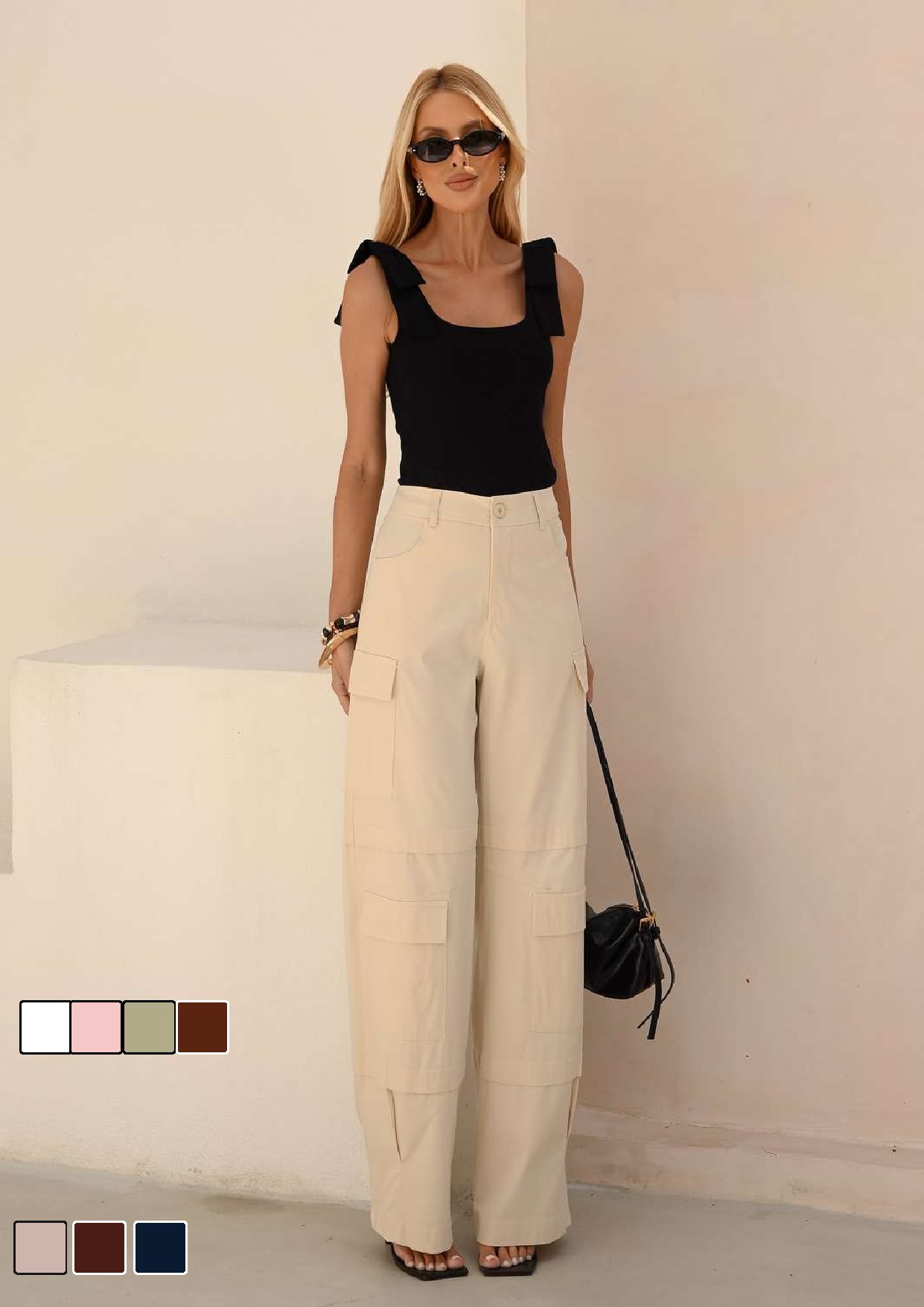 Calça Utilitária Alf. Poplin