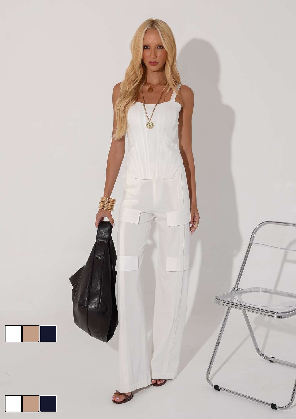 Corset Alfaiataria Poplin