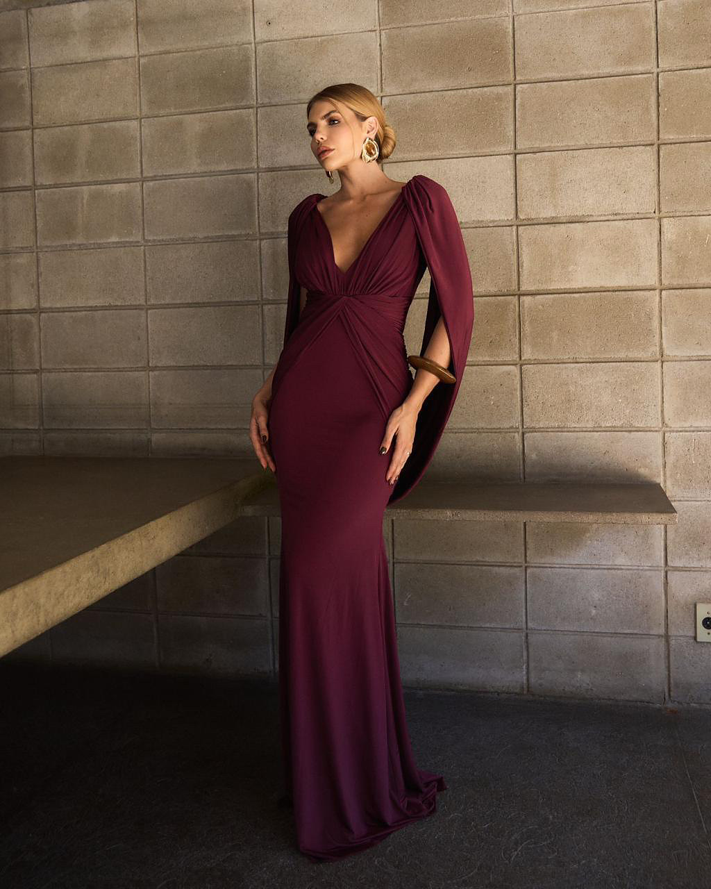 Vestido Drapeado
