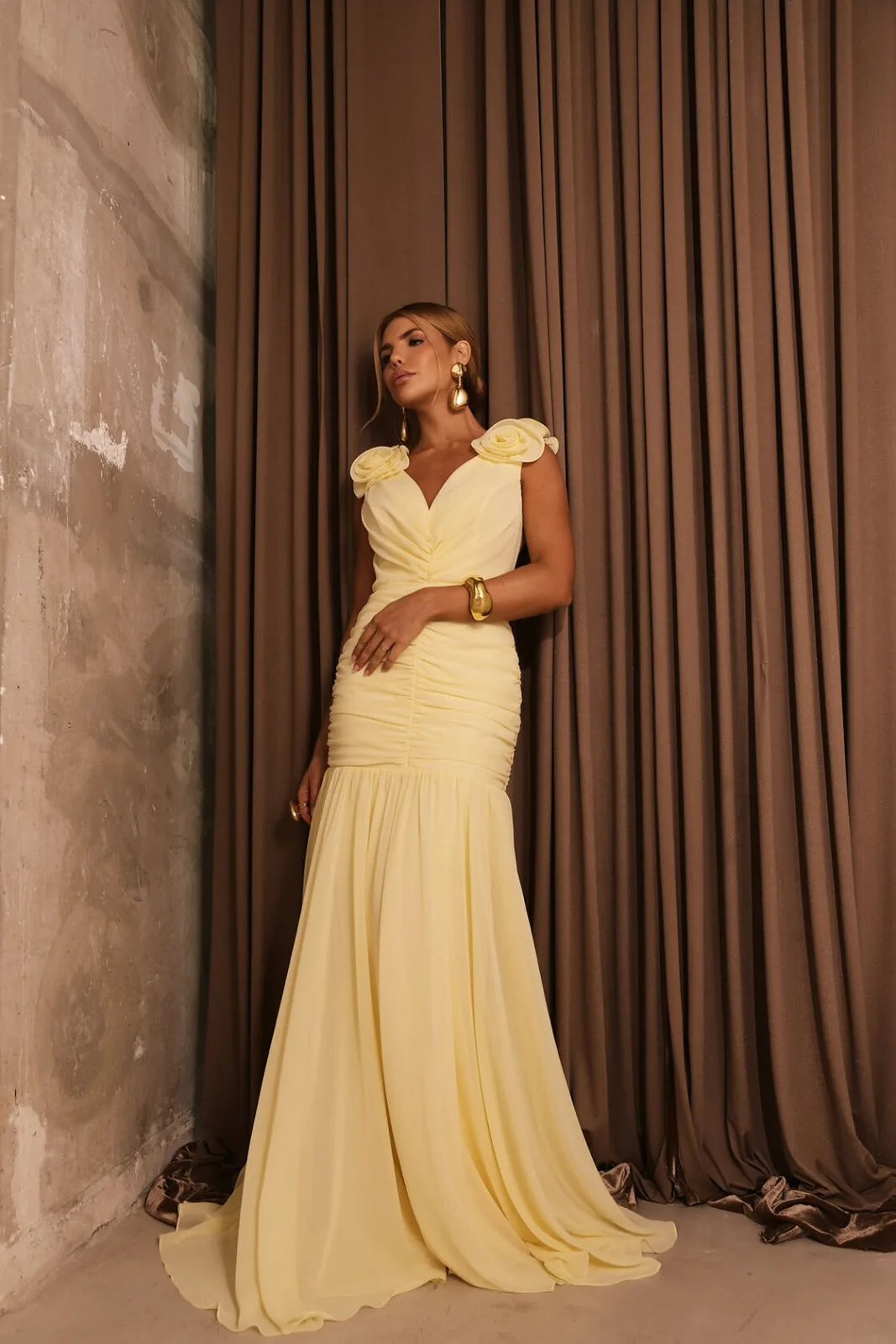 Vestido Drapeado