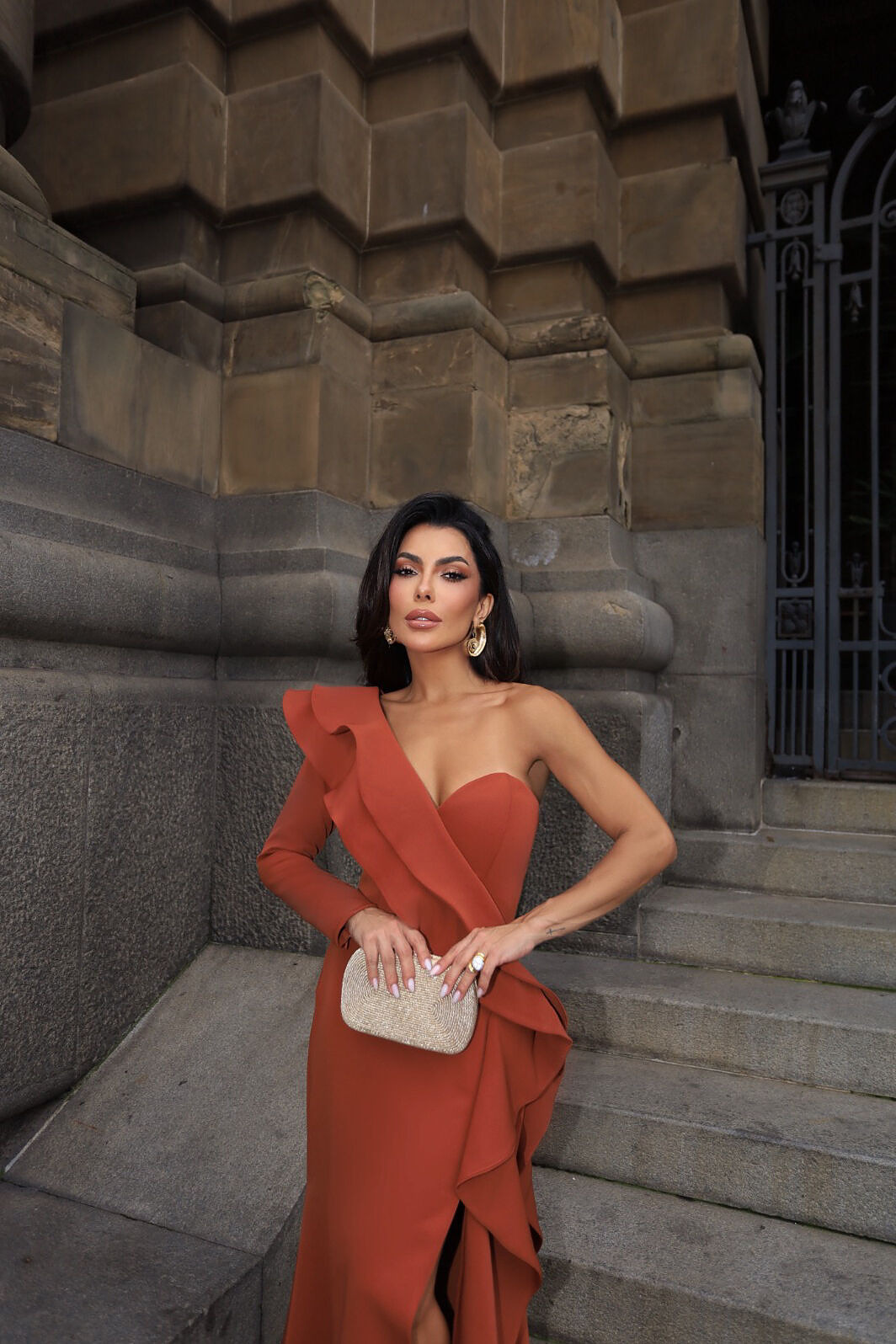 Vestido Babados