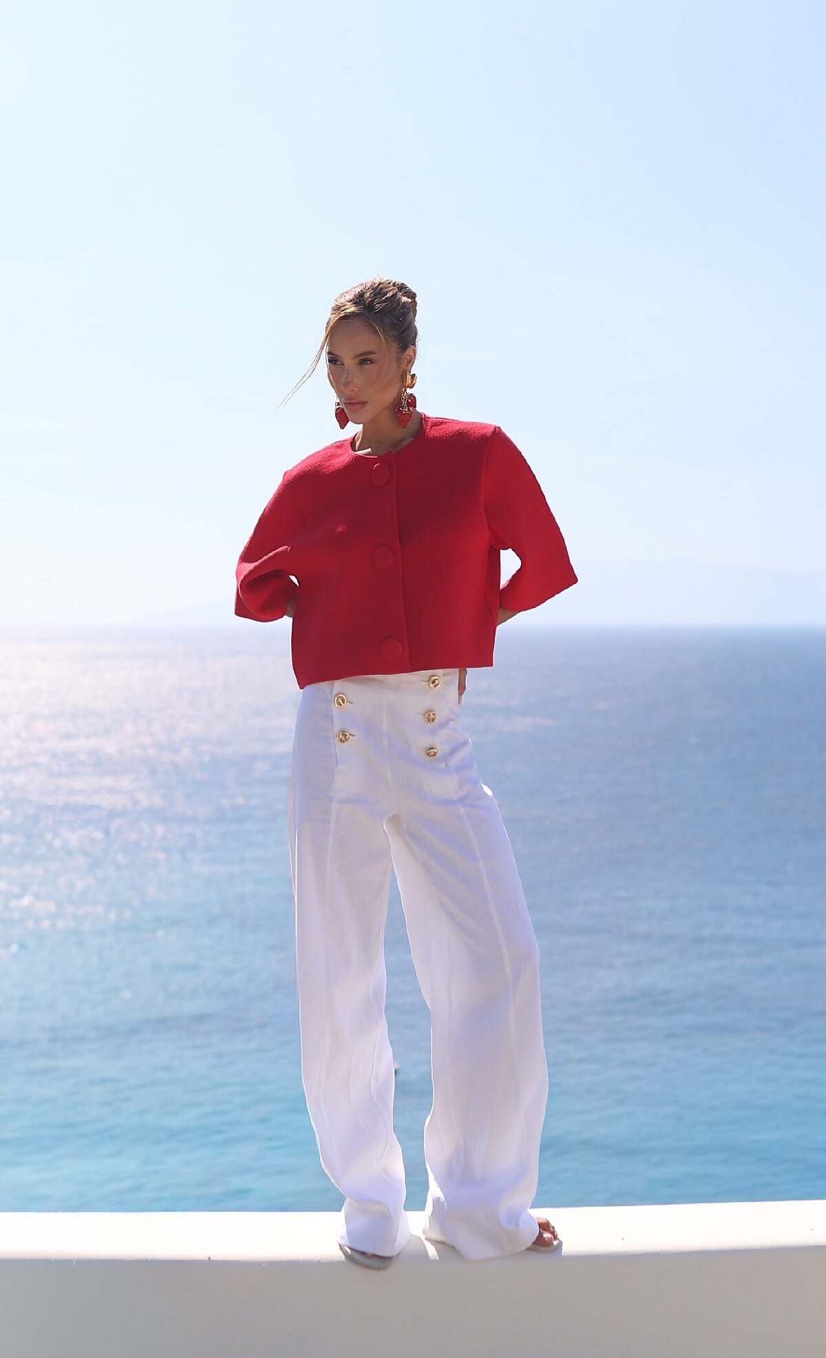 Calça Pantalona Navy