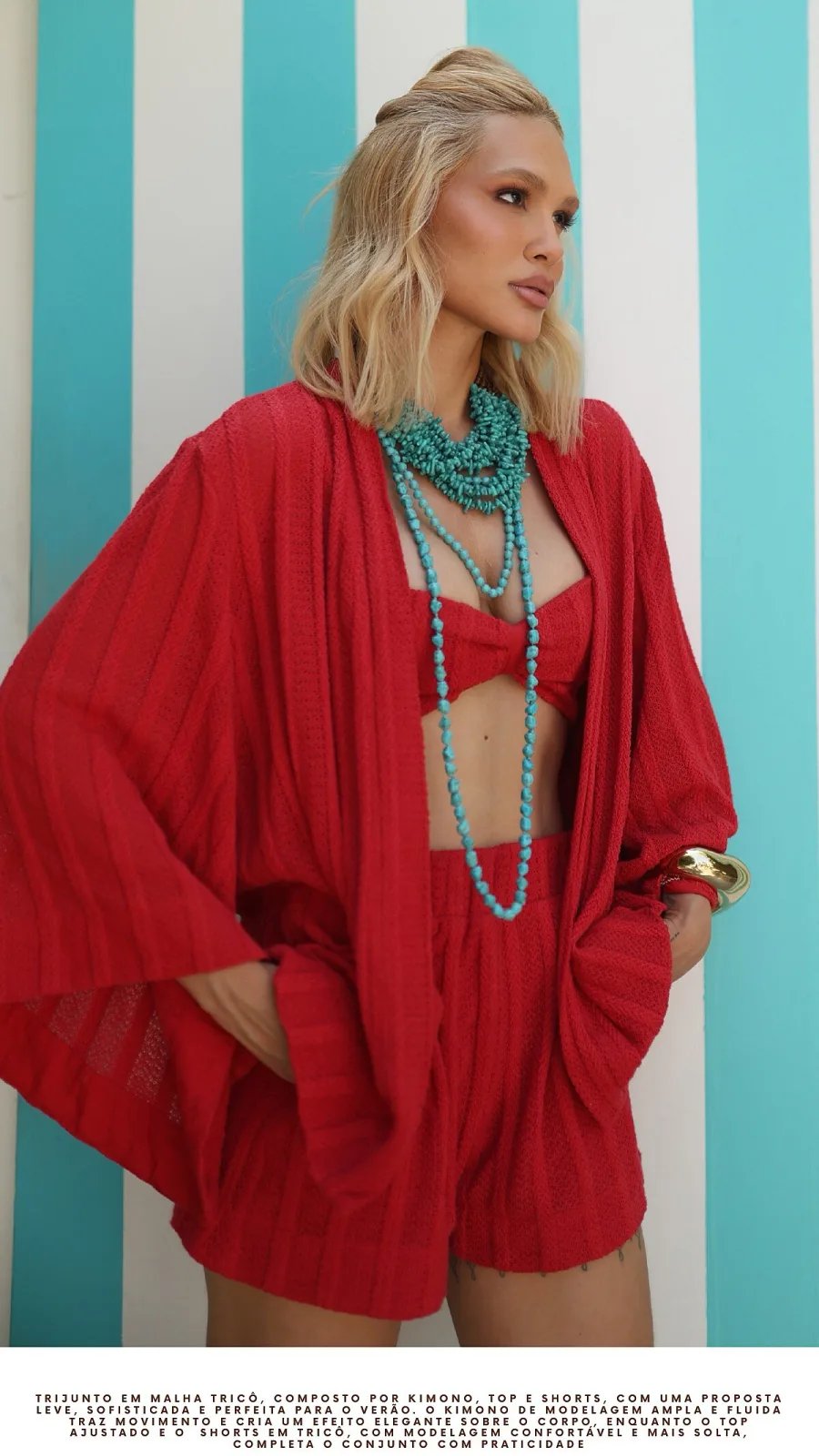 Conjunto Kimono e Short