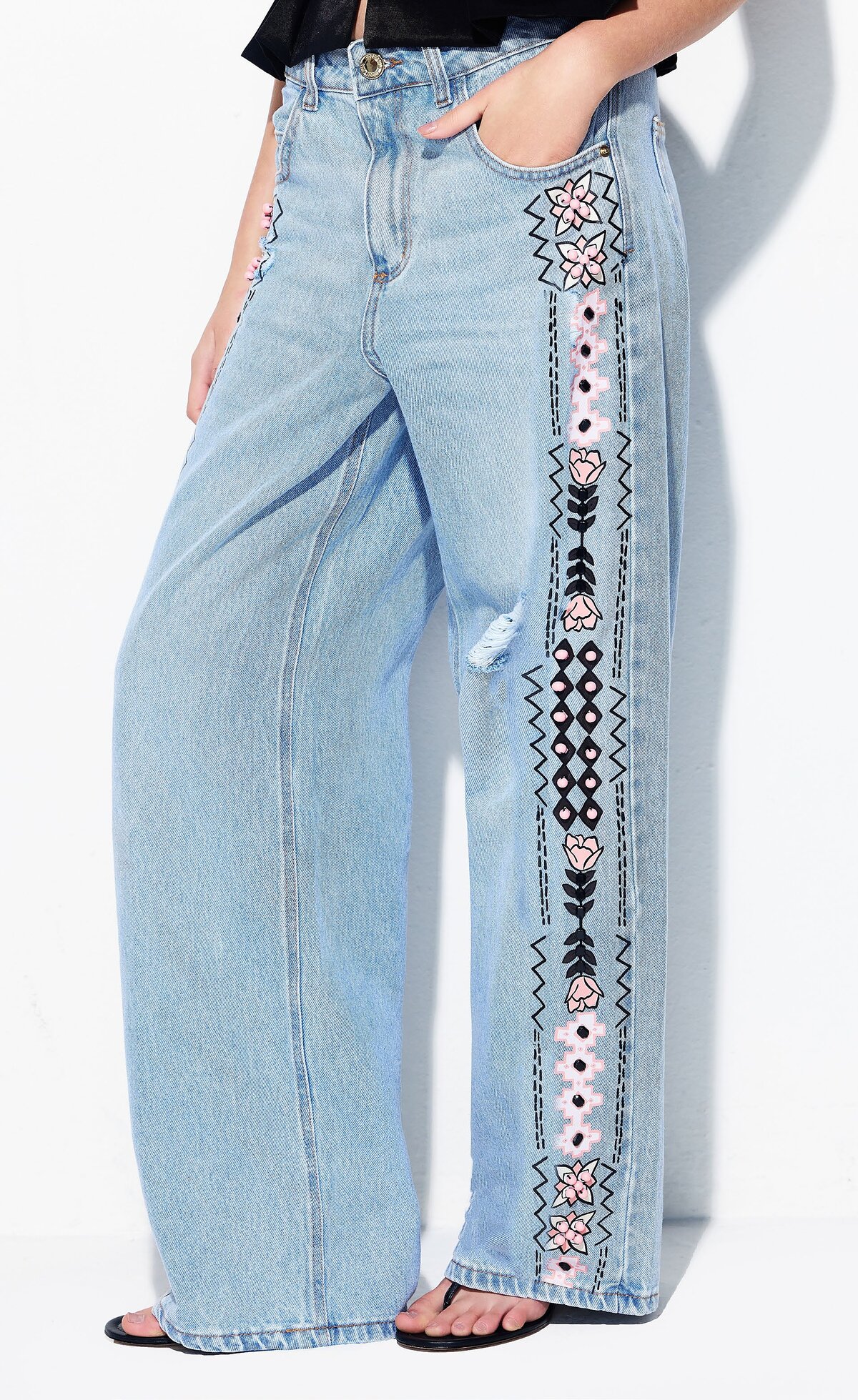 Calça Amaya Bordada