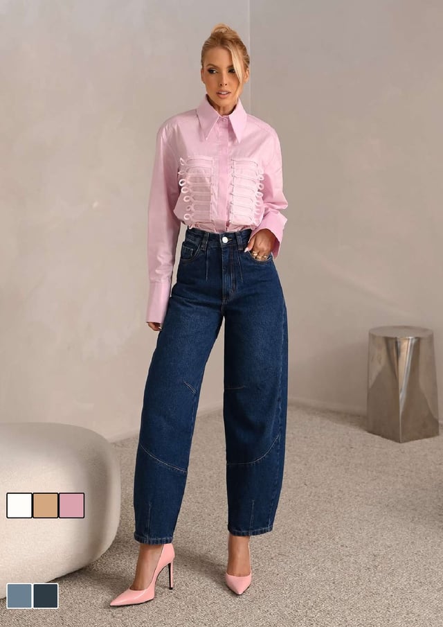 Camisa Tricoline Resinada