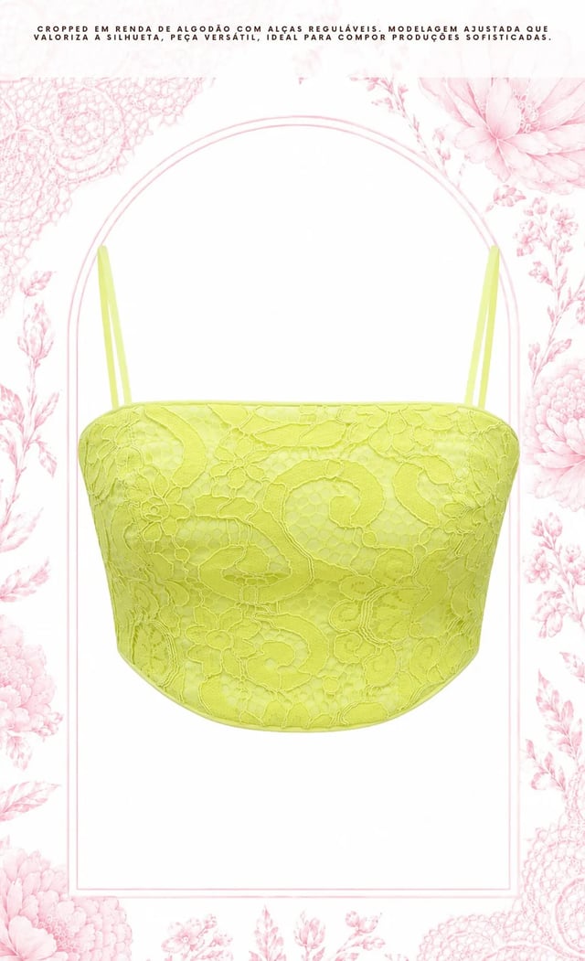 Cropped Renda