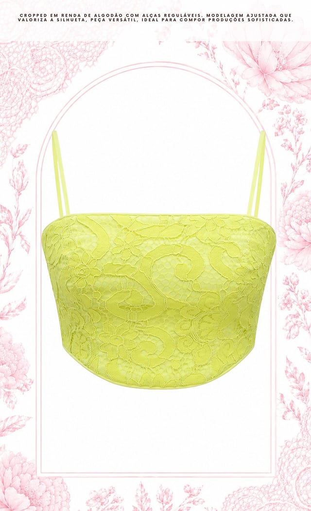 Cropped Renda