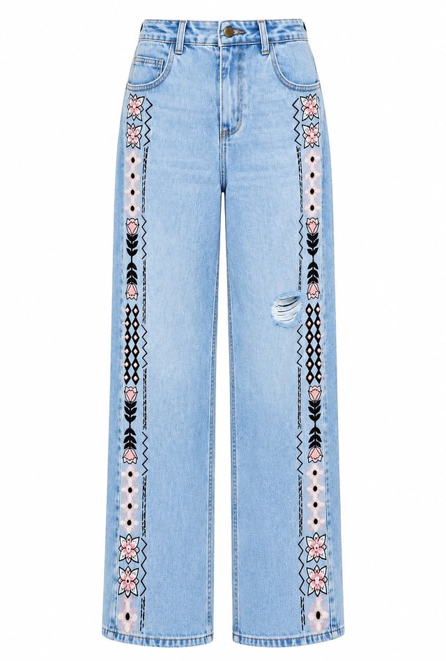 Calça Amaya Bordada
