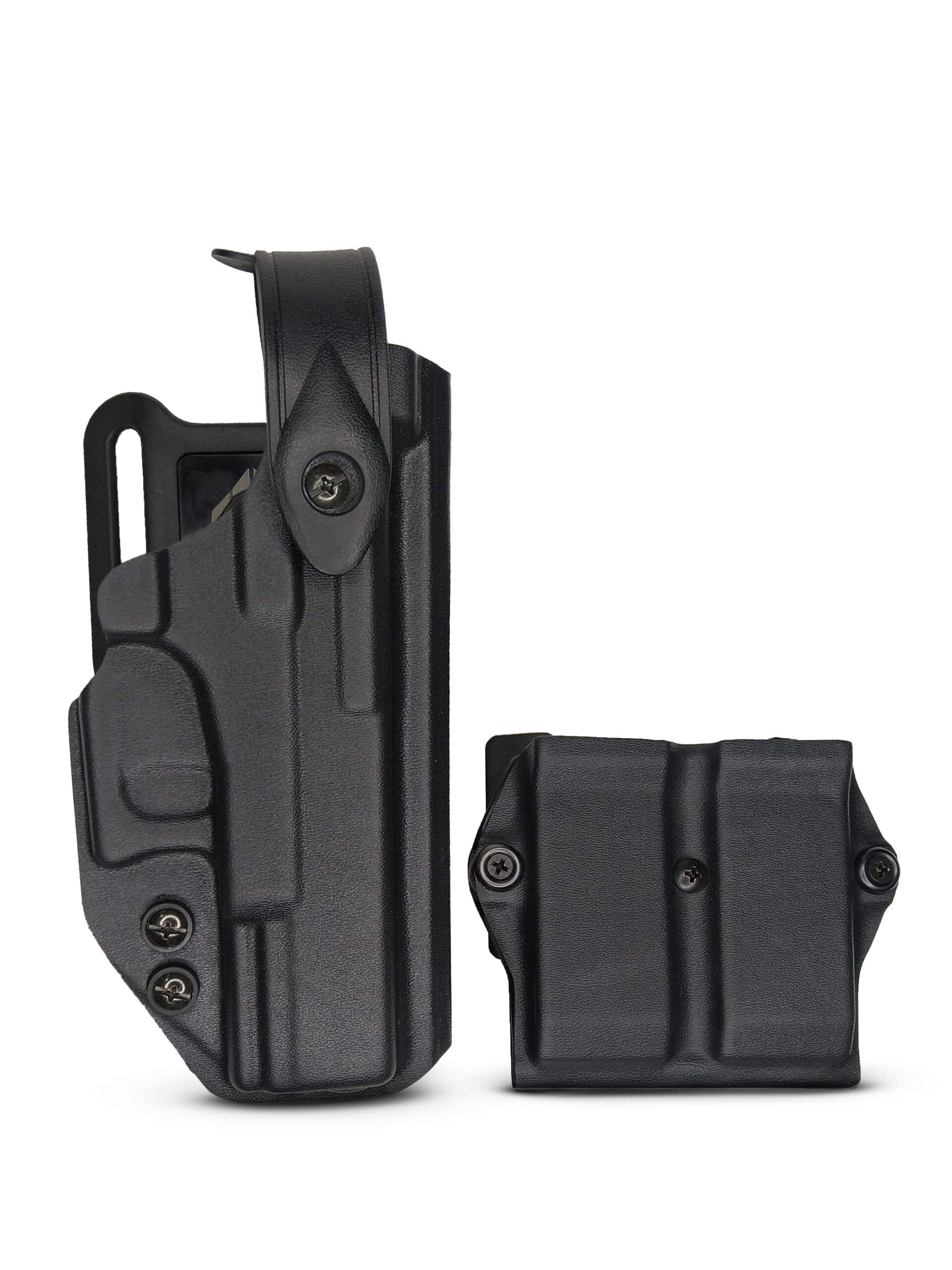 KIT COLDRE UNDERGROUND OSTENSIVO MID RIDE + PORTA CARREGADOR OSTENSIVO DUPLO GLOCK G23 Ger. 4 KIT MID RIDE