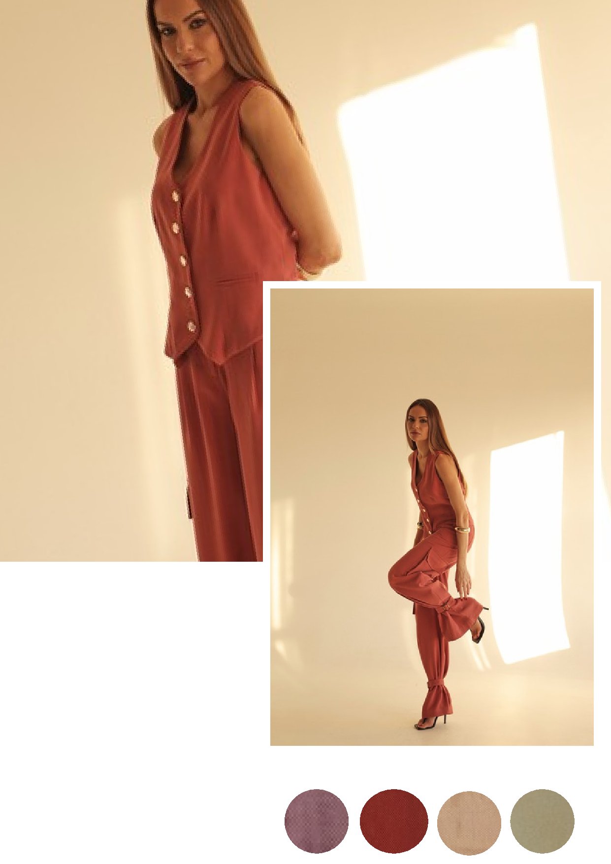 Conjunto Colete e Calça Poterie