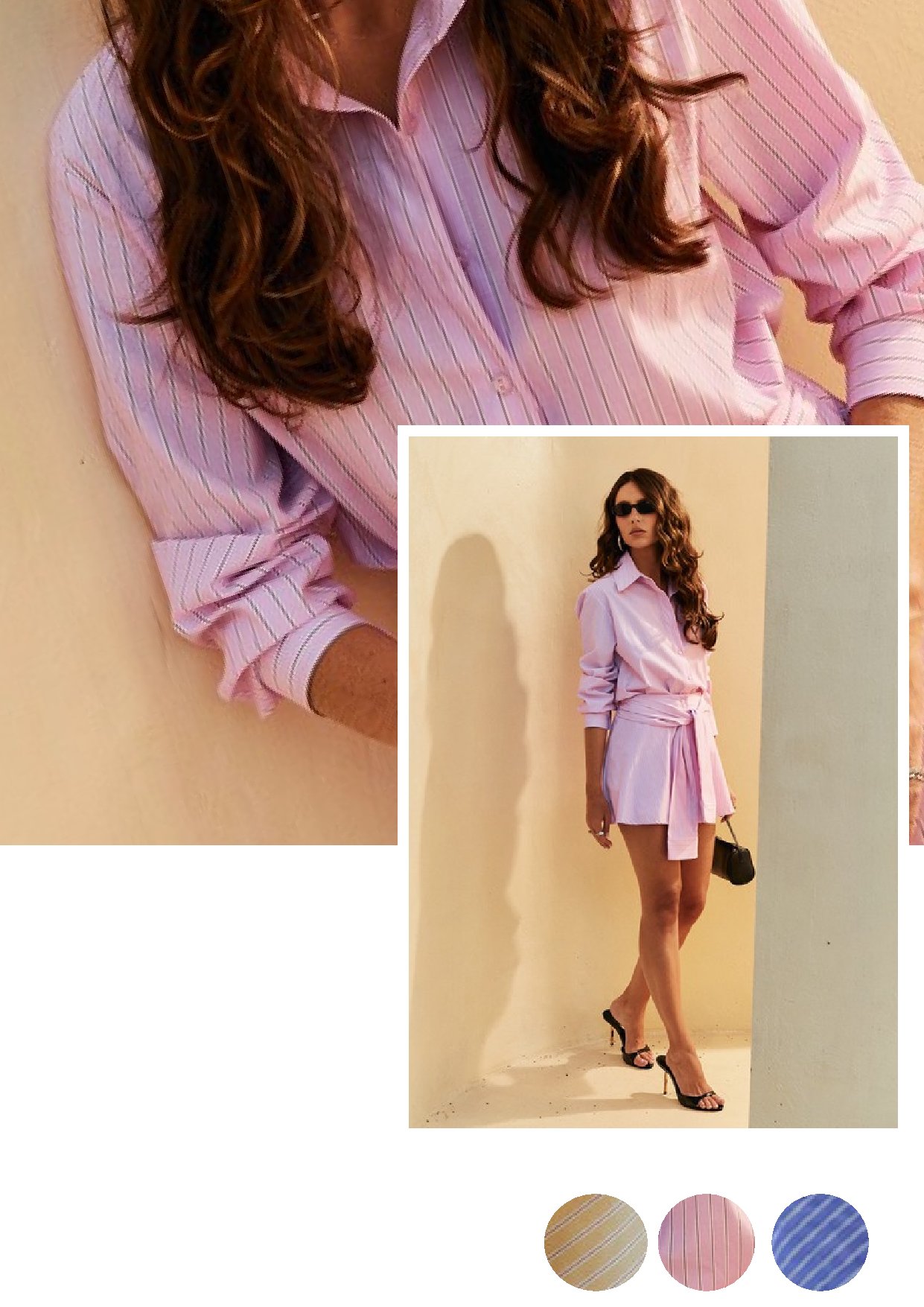 Tricoline Blend Stripe Amalfi