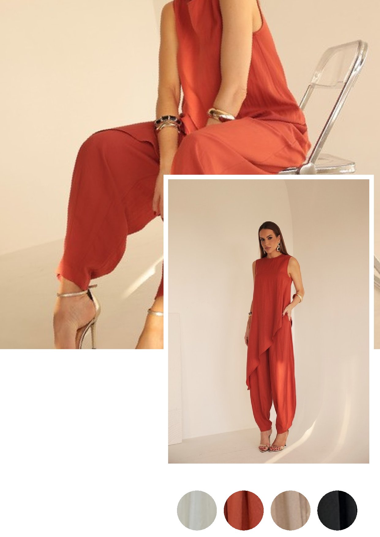 Conjunto Blusa e Calça Balloon Tori