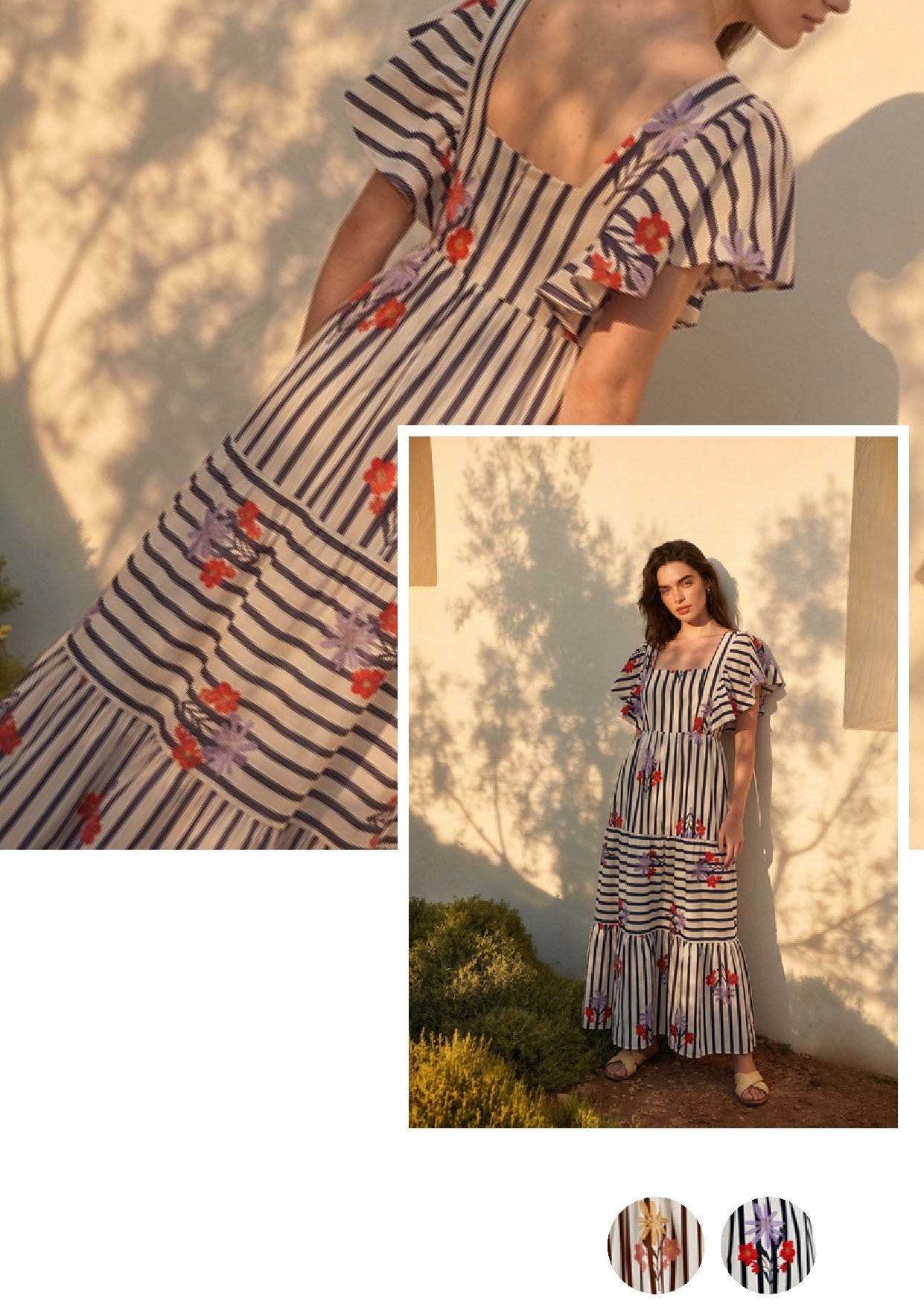 Vestido Midi Bordado Rosalia