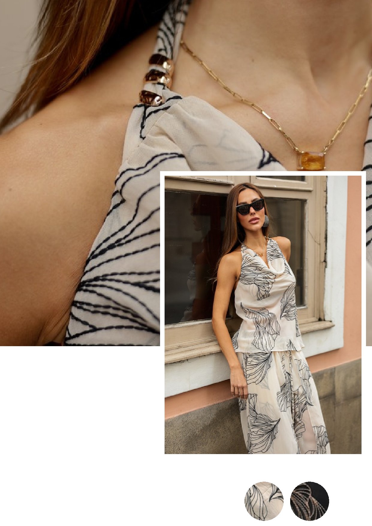 Conjunto Blusa e Calça Pantalona Jataí