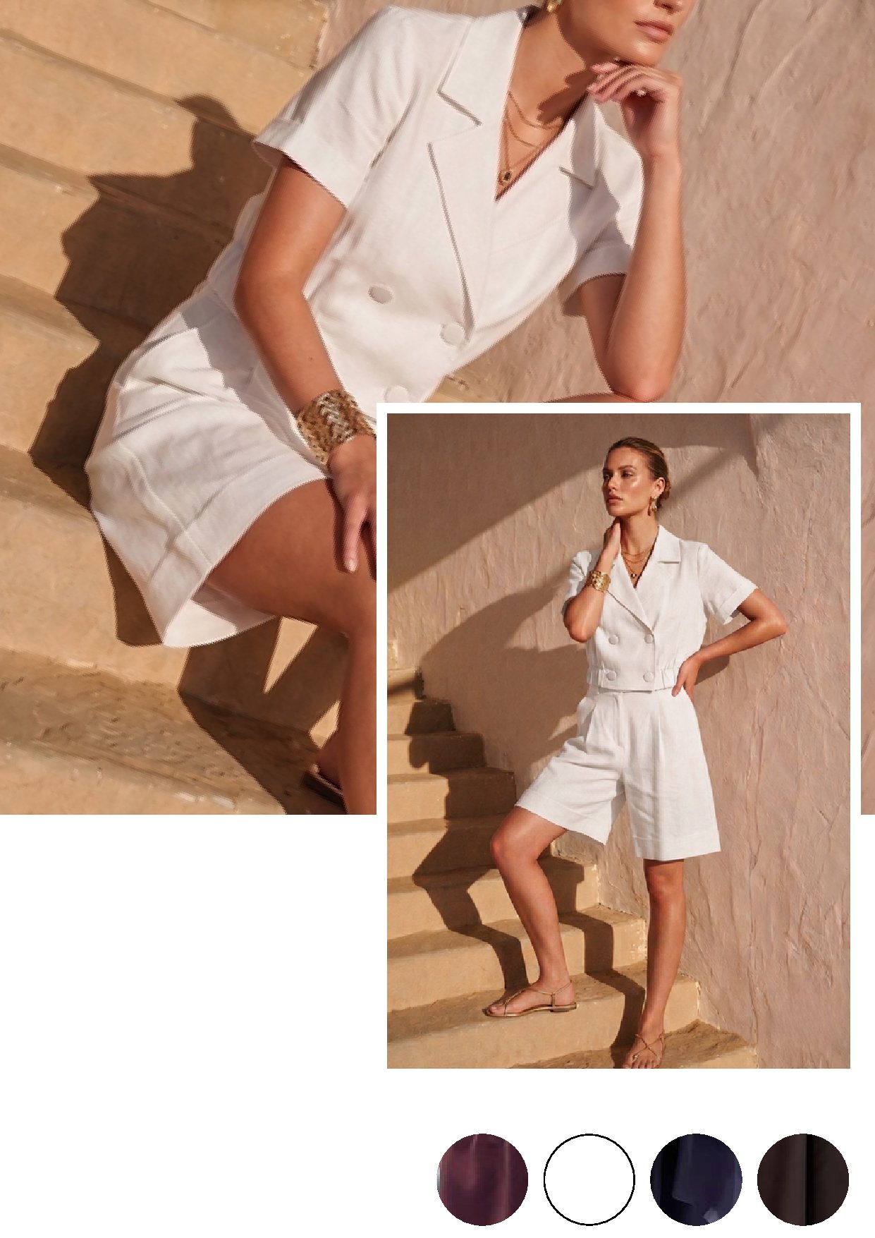 Conjunto Blusa e Shorts Elise