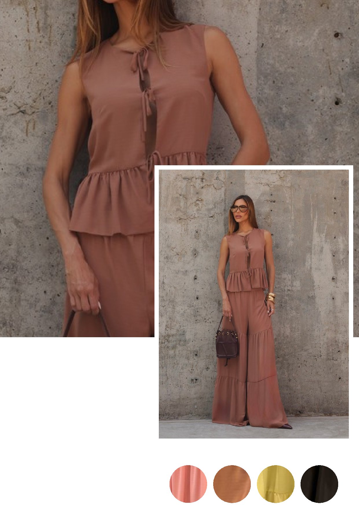 Conjunto Blusa e Calça Gaby