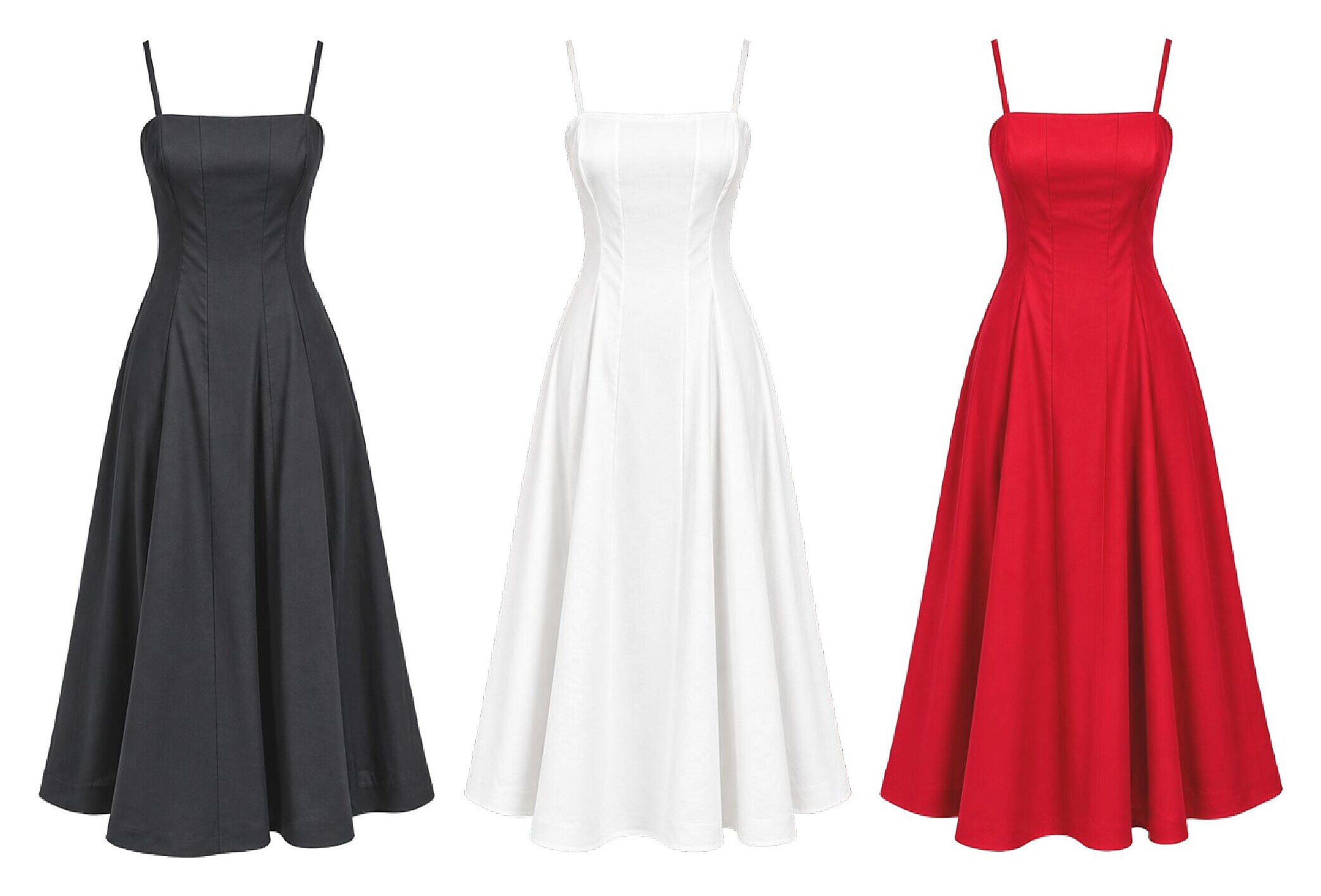 Vestido midi com recortes