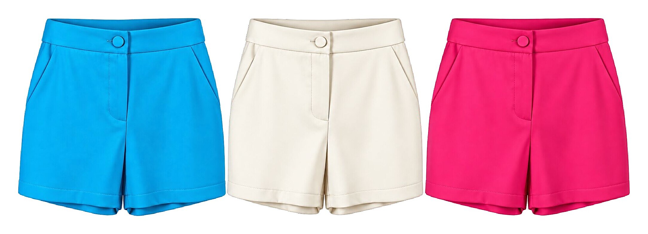 Short básico com bolsos