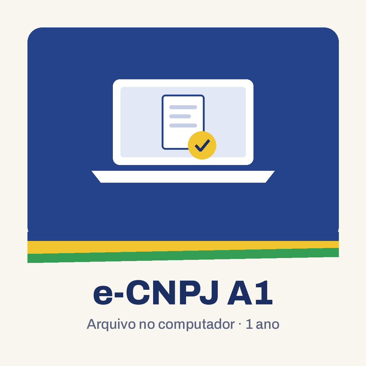 Certificado digital e-CNPJ A1, 1 ano na CDL Colatina