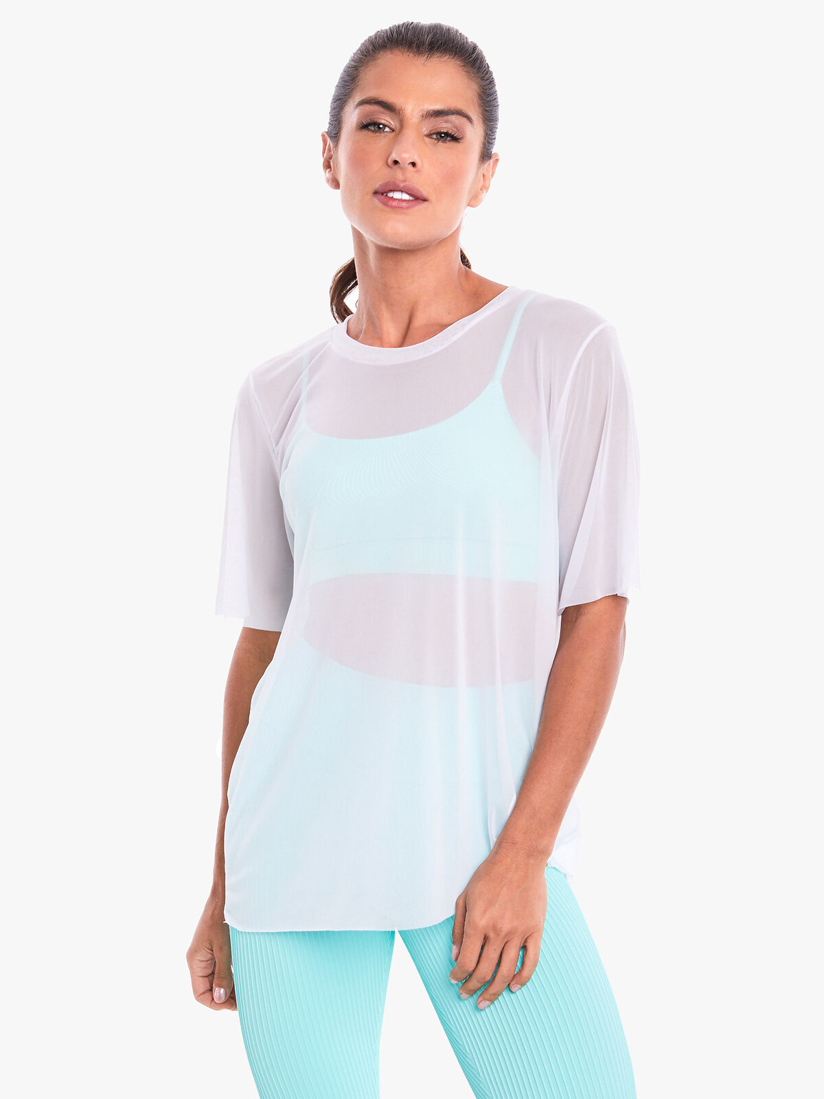 Blusa T-Shirt de Tule