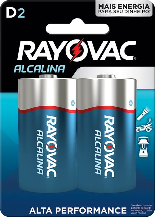 PILHA RAYOVAC ALC SM GD 2UN 