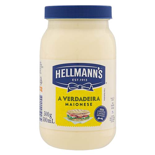 MAIONESE HELLMANNS PET 500G