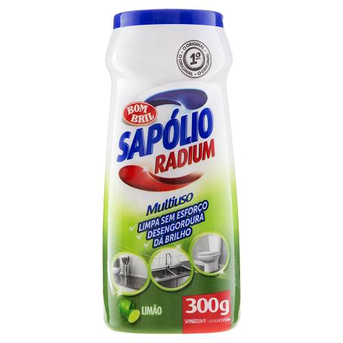SAPONACEO SAPOLIO RADIUM PO 300G LIMAO