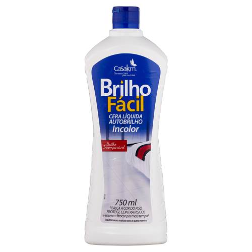 CERA BRILHO FACIL LIQ 750ML INCOLOR