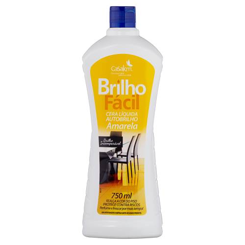 CERA BRILHO FACIL LIQ 750ML AMARELA