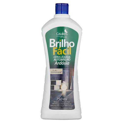 CERA BRILHO FACIL LIQ 750ML ARDOSIA