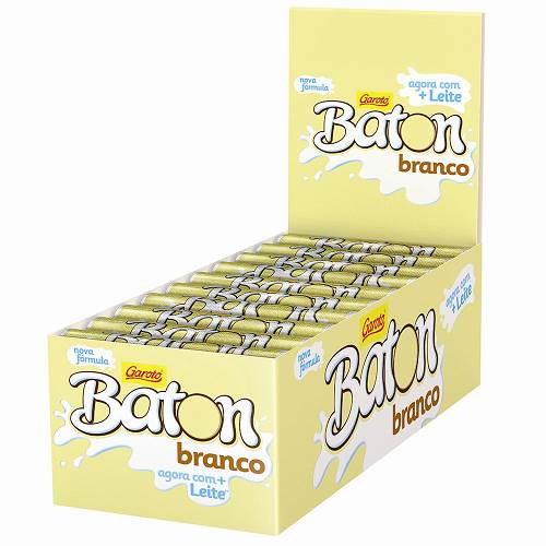 BOMB BATON GAROTO 16GX30UN CHOC BRANCO