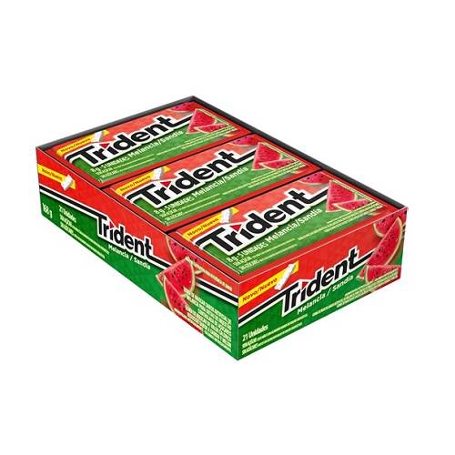 BOMB CHICLE TRIDENT 21UN MELANCIA