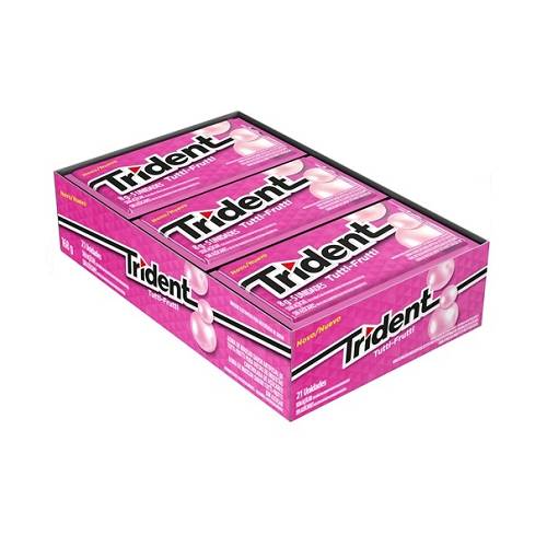 BOMB CHICLE TRIDENT 21UN TUTTI FRUTTI