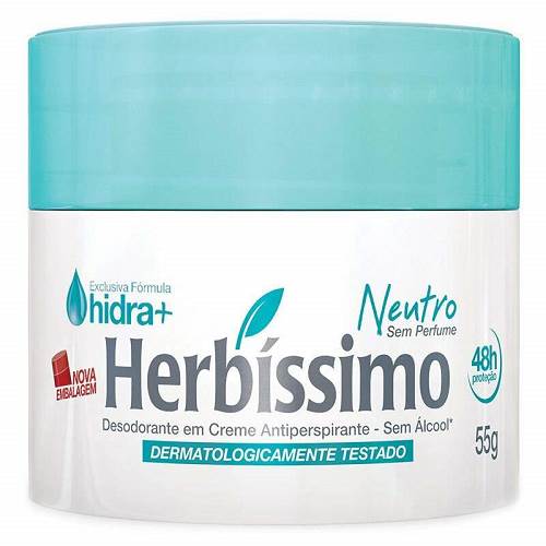 DESOD CREME HERBISSIMO 55G SPERF NEUTRO