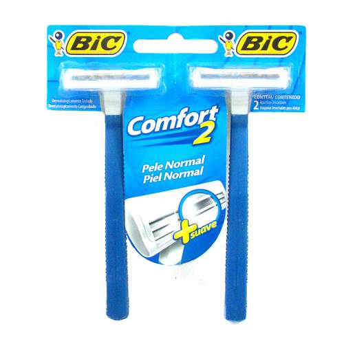 AP BIC CONFORT TWIN 2 LAMINA 2UN AZUL