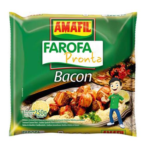 FAROFA MAND AMAFIL 250G BACON 