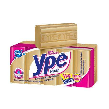 SABAO YPE BARRA NEUTRO AMARELO 5X200G