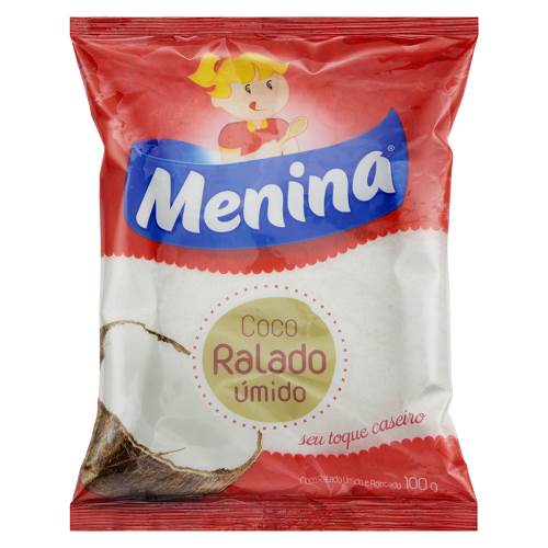 COCO RALADO MENINA 100G UMIDOADOCADO