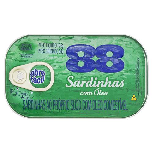 SARDINHA 88 125G OLEO