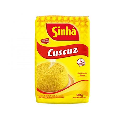 FARINHA MILHO CUSCUZ SINHA 500G