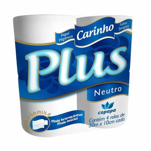 PAPEL HIG FS CARINHO PLUS NEUTRO 30M 4UN