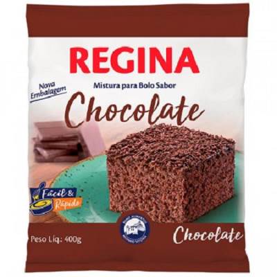 MISTURA BOLO REGINA 400G CHOCOLATE