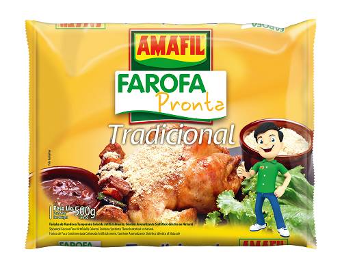 FAROFA MAND AMAFIL 500G TRAD PRONTA 