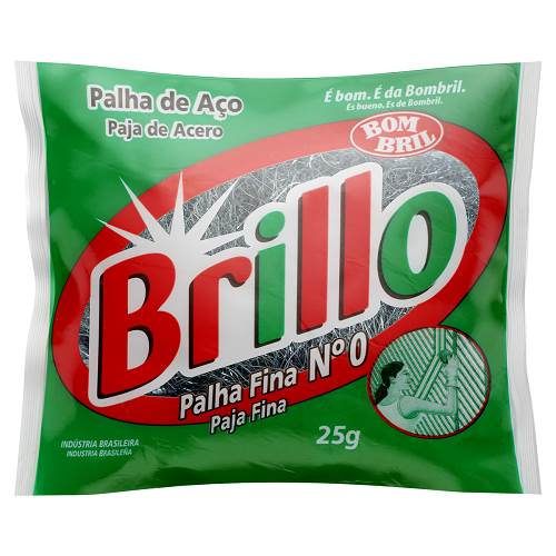 PALHA DE ACO BRILLO N0 25G