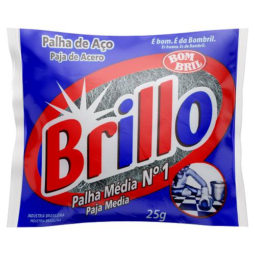 PALHA DE ACO BRILLO N1 25G
