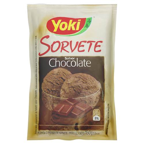 PO SORVETE YOKI 150G CHOCOLATE
