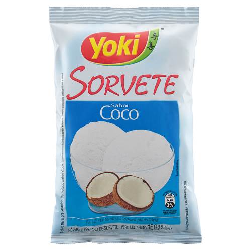 PO SORVETE YOKI 150G COCO