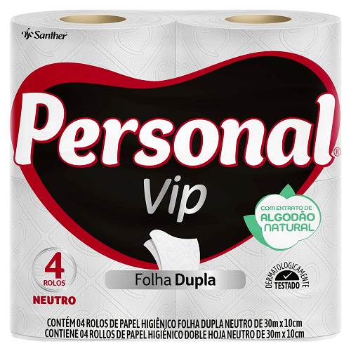 PAPEL HIG FD PERSONAL VIP NT 30M 4UN