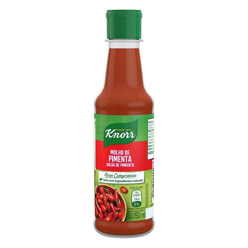 MOLHO PIMENTA KNORR TRAD VD 150ML