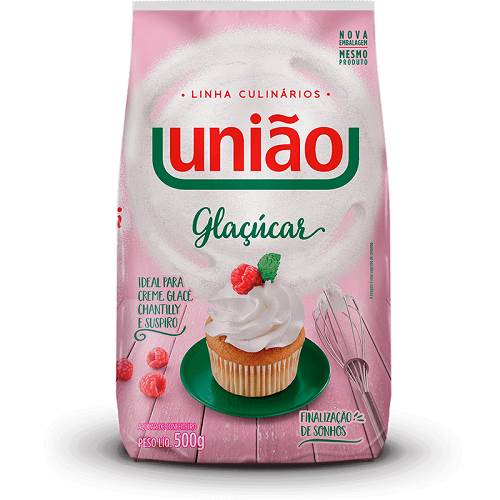 ACUCAR REFINADO GLACUCAR UNIAO 500G